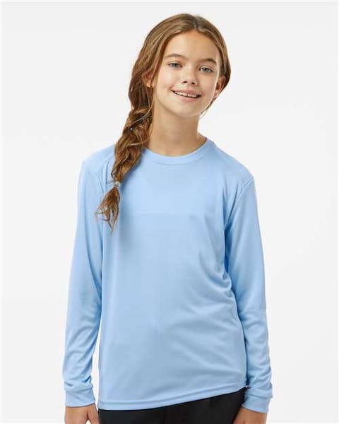 Paragon 218Y Youth Long Islander Performance Long Sleeve T-Shirt - Ninja Transfers