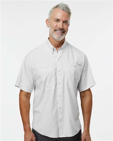 Paragon 700 Hatteras Performance Short Sleeve Fishing Shirt - Ninja Transfers