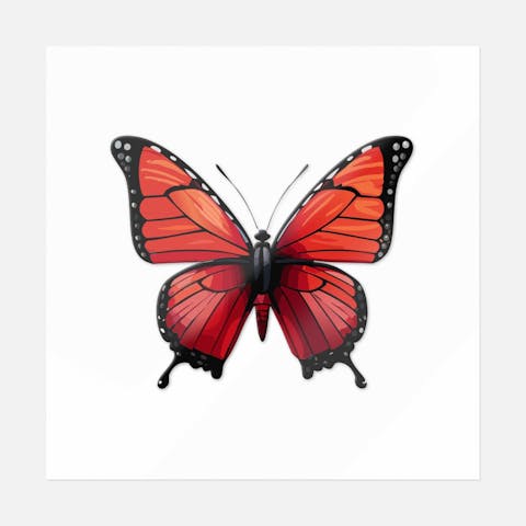 Passion Petal Butterfly - Ninja Transfers