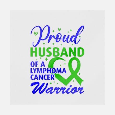 Proud Husband Of A Lymphoma Cancer Warrior - Ninja Transfers