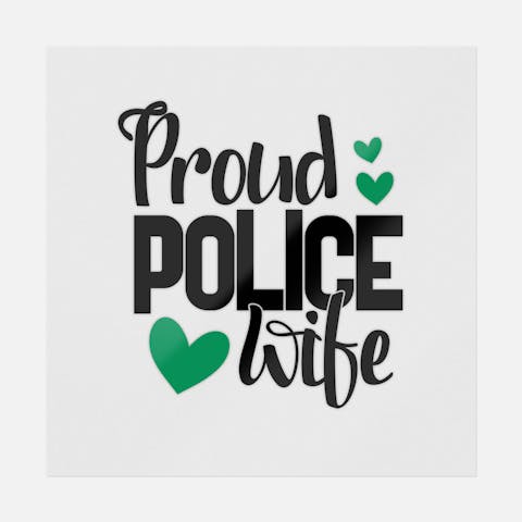 Proud Police Wife - Ninja Transfers