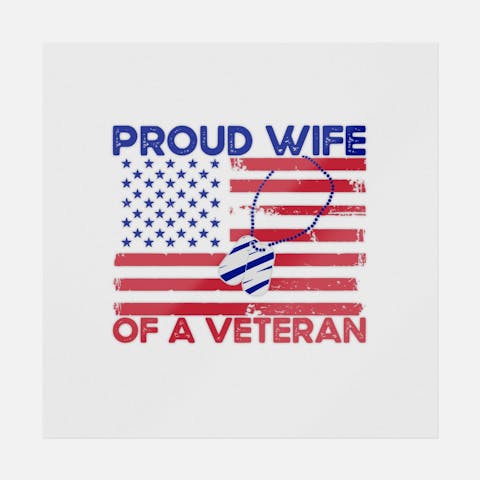 Proud Wife Of A Veteran - Ninja Transfers