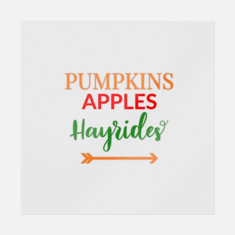 Pumpkins Apples Hayrides - Ninja Transfers