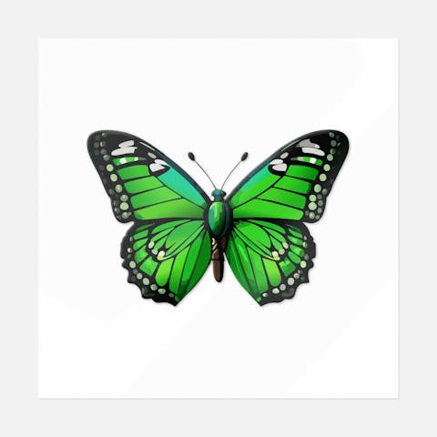 Sage Serenity Butterfly - Ninja Transfers