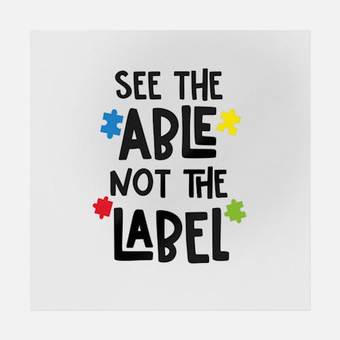See The Able Not The Label - Ninja Transfers
