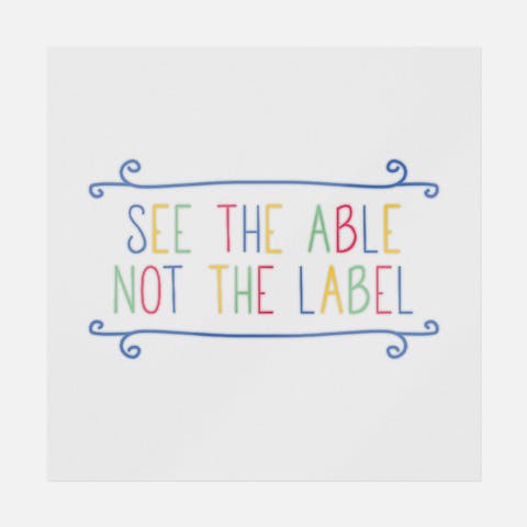 See The Able Not The Label - Ninja Transfers
