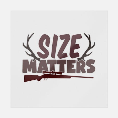Size Matters Deer Horn - Ninja Transfers