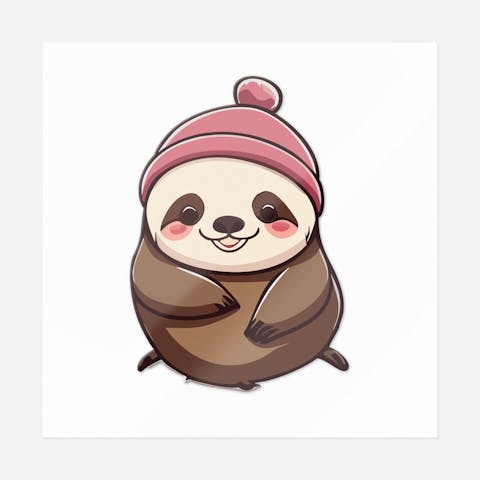 Snoozer Sloth - Ninja Transfers