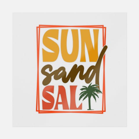 Sun Sand Salt - Ninja Transfers