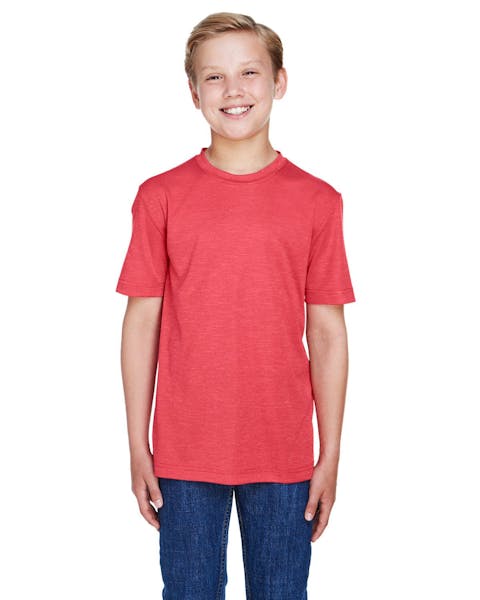 Team 365 TT11HY Youth Sonic Heather Performance T-Shirt - Ninja Transfers