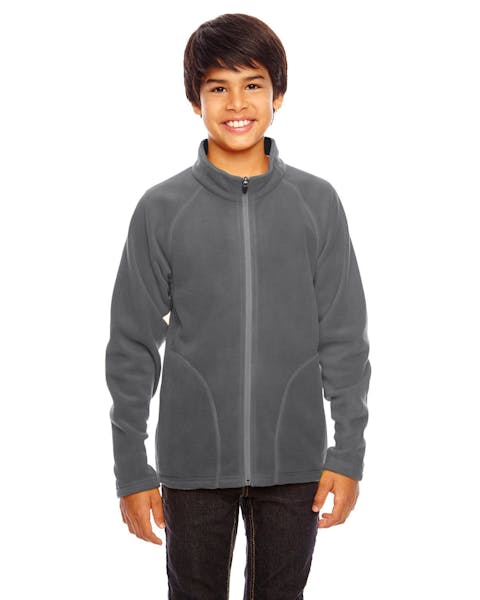 Team 365 TT90Y Youth Campus Microfleece Jacket - Ninja Transfers