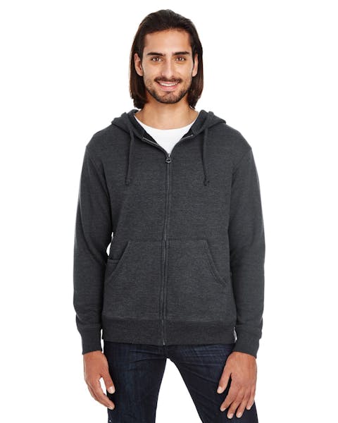Threadfast Apparel 321Z Unisex Triblend French Terry Full - Zip - Ninja Transfers