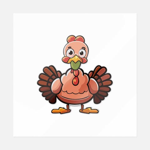 Tim Tidings Turkey Thanksgiving - Ninja Transfers