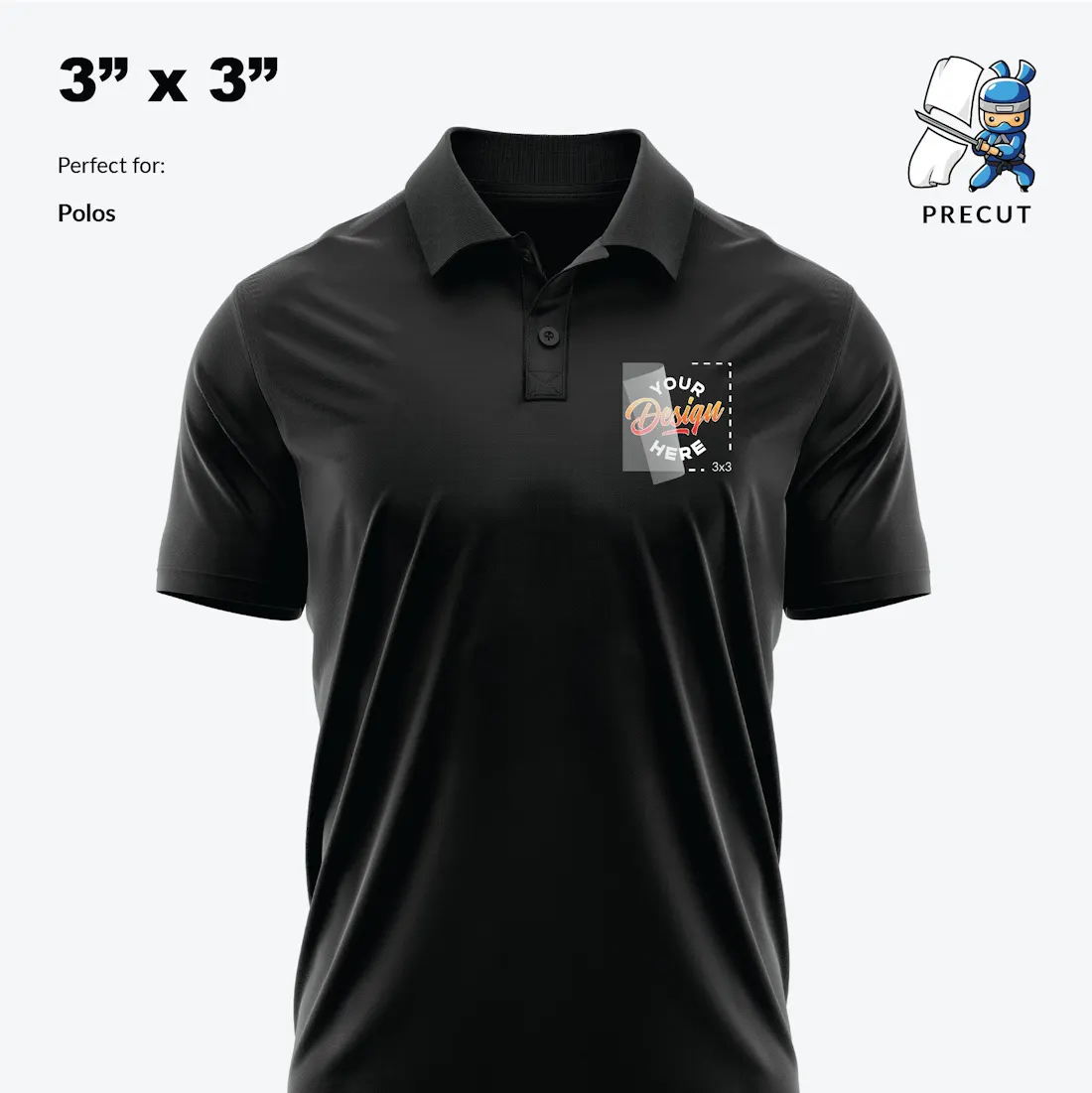 Transfers for Polos - Ninja Transfers