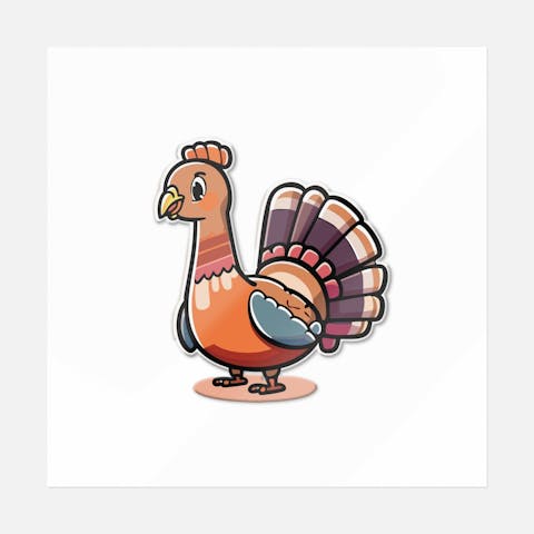 Turkey Delight Thanksgiving - Ninja Transfers