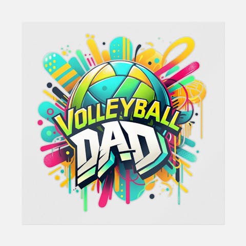 Volleyball Dad - Ninja Transfers