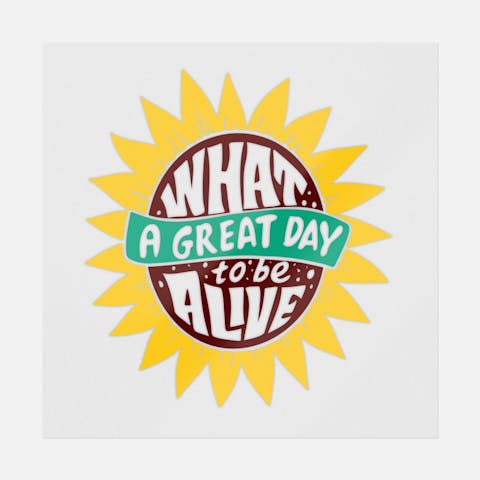 What A Great Day To Be Alive - Ninja Transfers