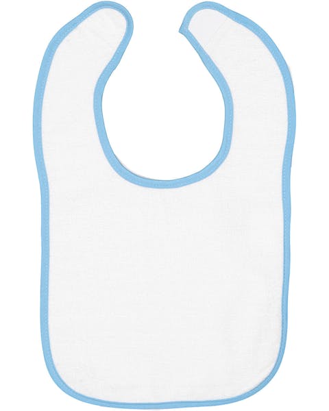 Rabbit Skins 1003 Infant Contrast Trim Terry Bib