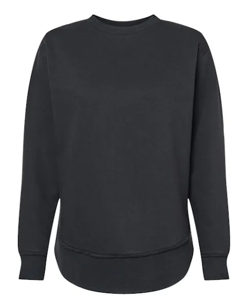 LAT 3525 Women's Weekend Fleece Crewneck Sweatshirt