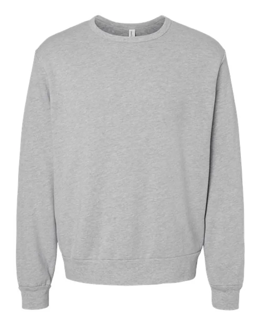 BELLA + CANVAS 3911 Unisex Sponge Fleece Classic Crewneck Sweatshirt