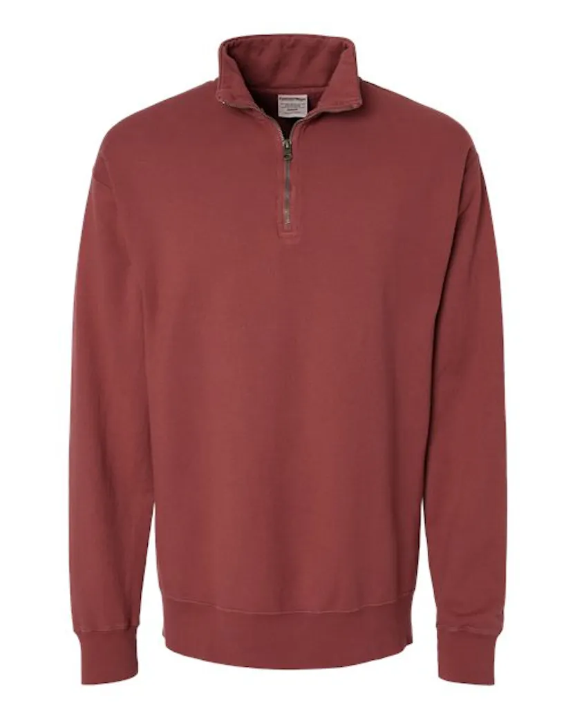 ComfortWash by Hanes GDH425 Unisex Garment-Dyed Quarter-Zip Sweatshirt
