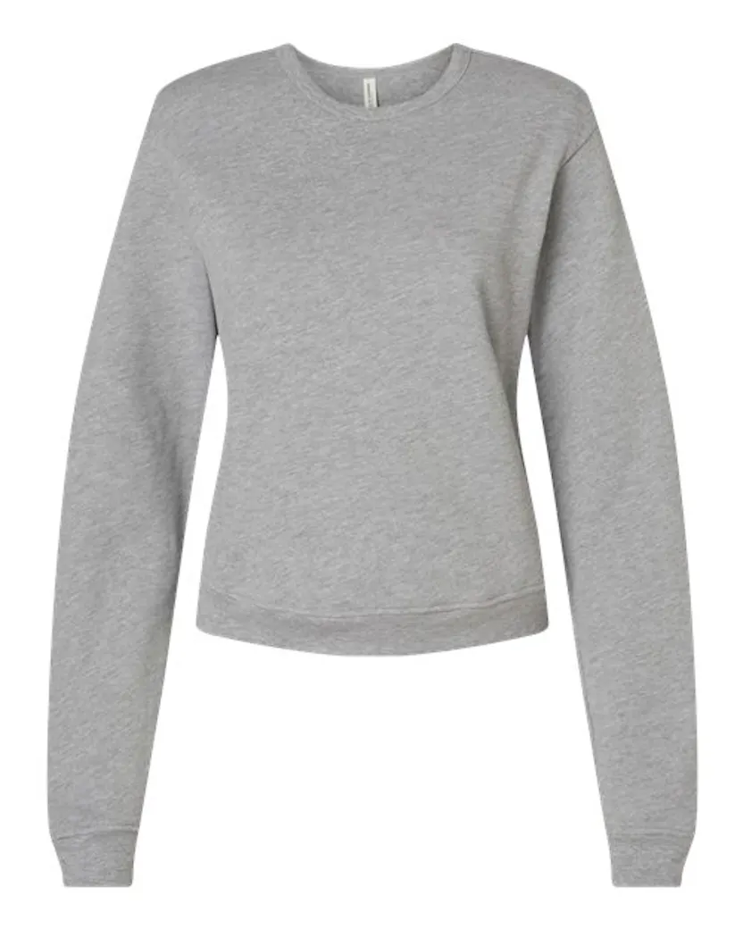 BELLA + CANVAS 7511 Women's Sponge Fleece Crewneck Sweatshirt