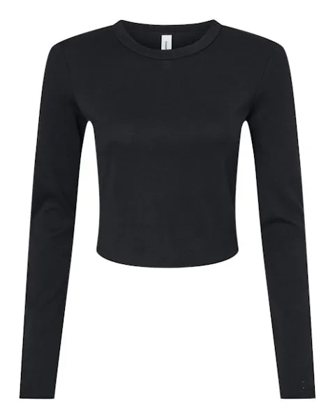 BELLA + CANVAS 1501 Women's Micro Rib Long Sleeve Baby Tee