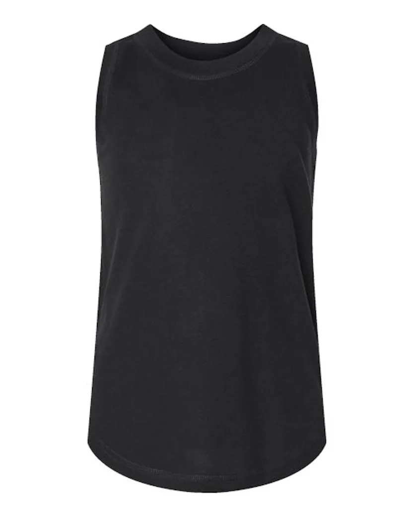 LAT 2692 Girls' Relaxed Fine Jersey Tank
