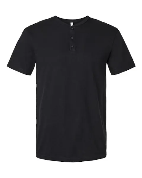 American Apparel 2004CVC Unisex CVC Henley Tee