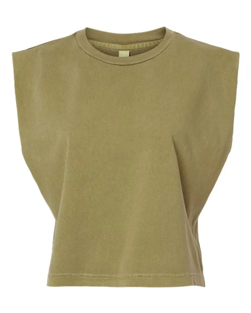 American Apparel 307GD Women's Garment-Dyed Heavyweight Muscle Tee