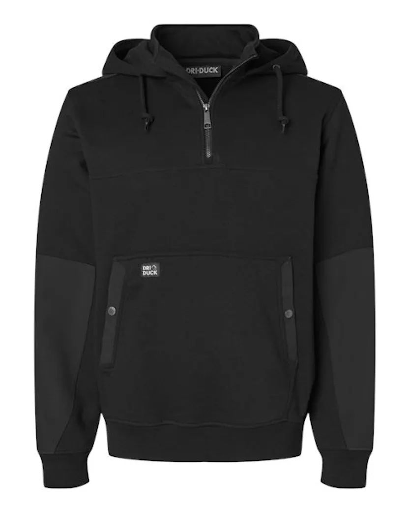 DRI DUCK 7349 Men's Mission Quarter-Zip Hooded Pullover