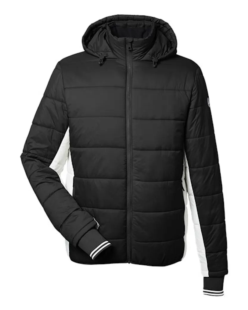Nautica N17186 Men's Nautical Mile Hooded Puffer Jacket