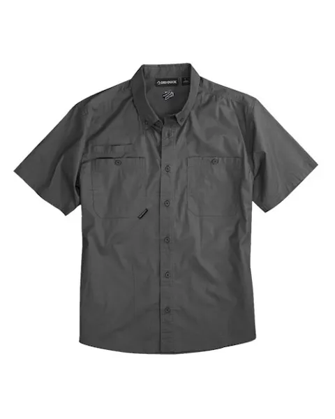 DRI DUCK 4451 Men's Craftsman Woven Short Sleeve Shirt