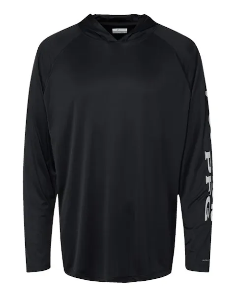 Columbia 212482 Men's PFG Terminal Tackle Hooded Long Sleeve T-Shirt