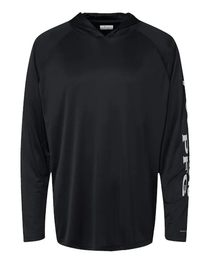 Columbia 212482 Men's PFG Terminal Tackle Hooded Long Sleeve T-Shirt