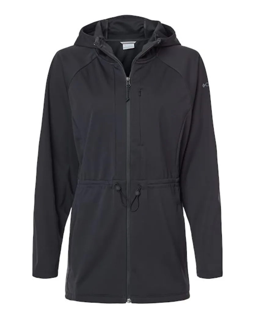 Columbia 208499 Women's Flora Park II Soft Shell Long Length Jacket
