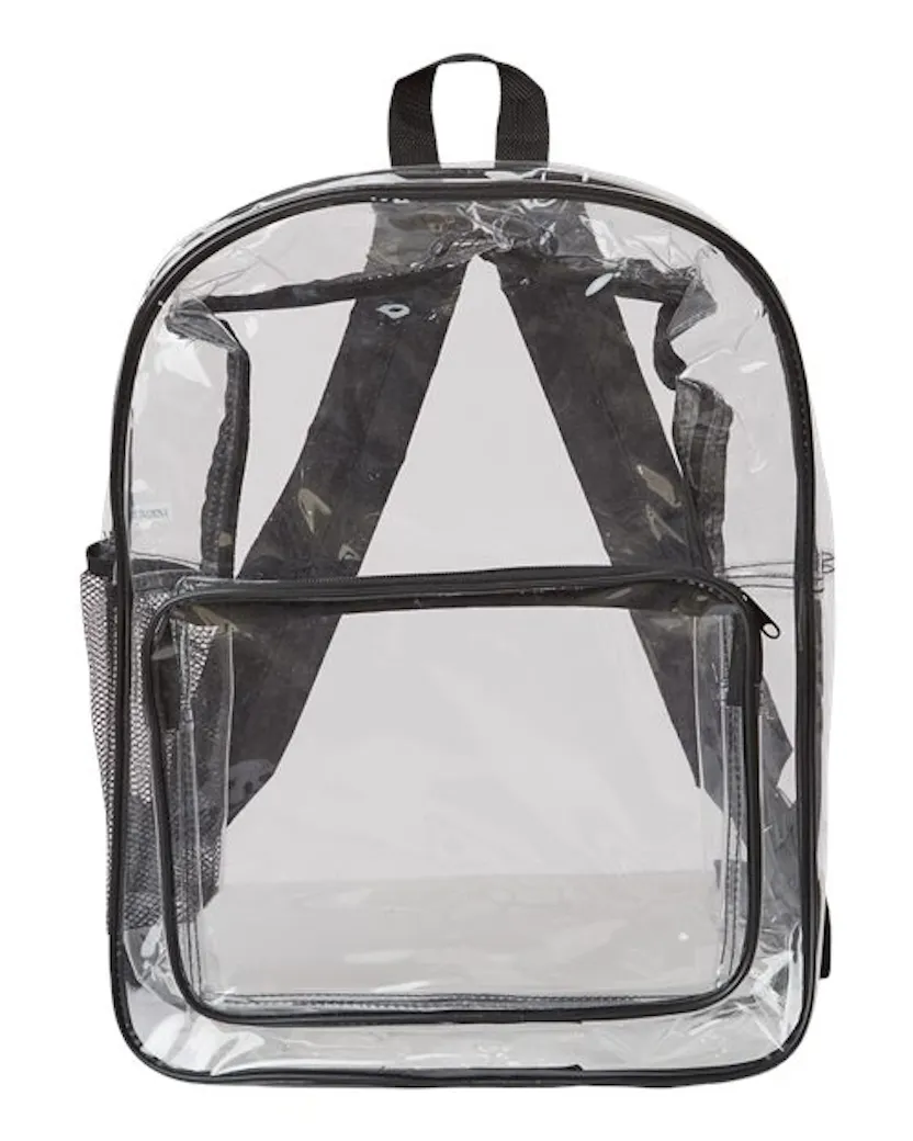Liberty Bags 7013 Large 17" Heavy Duty Clear Backpack