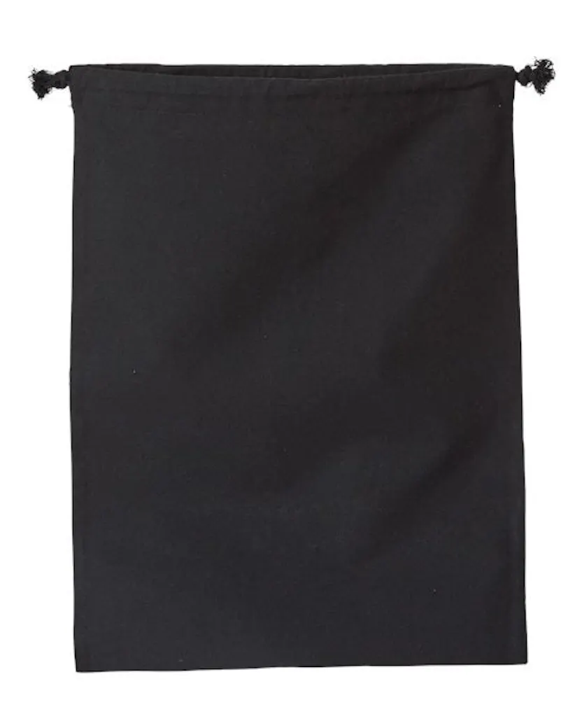 OAD OAD119R Double Cinch Recycled Canvas Shoe and Accessory Bag