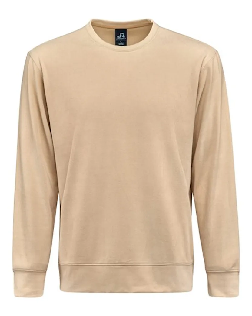 J. America 8761 Unisex Element Fleece Crewneck Sweatshirt