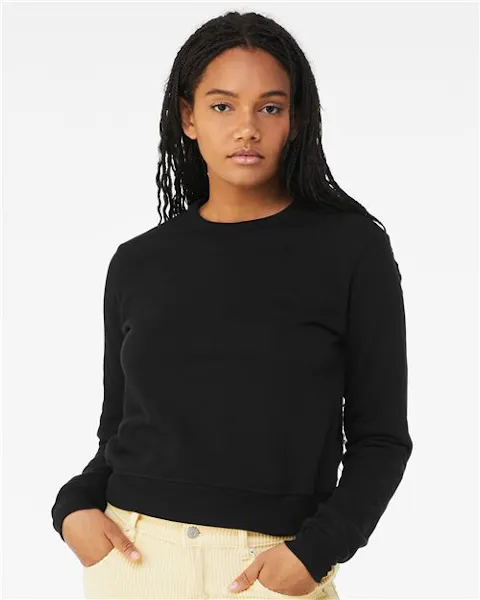 BELLA + CANVAS 7511 Women's Sponge Fleece Crewneck Sweatshirt
