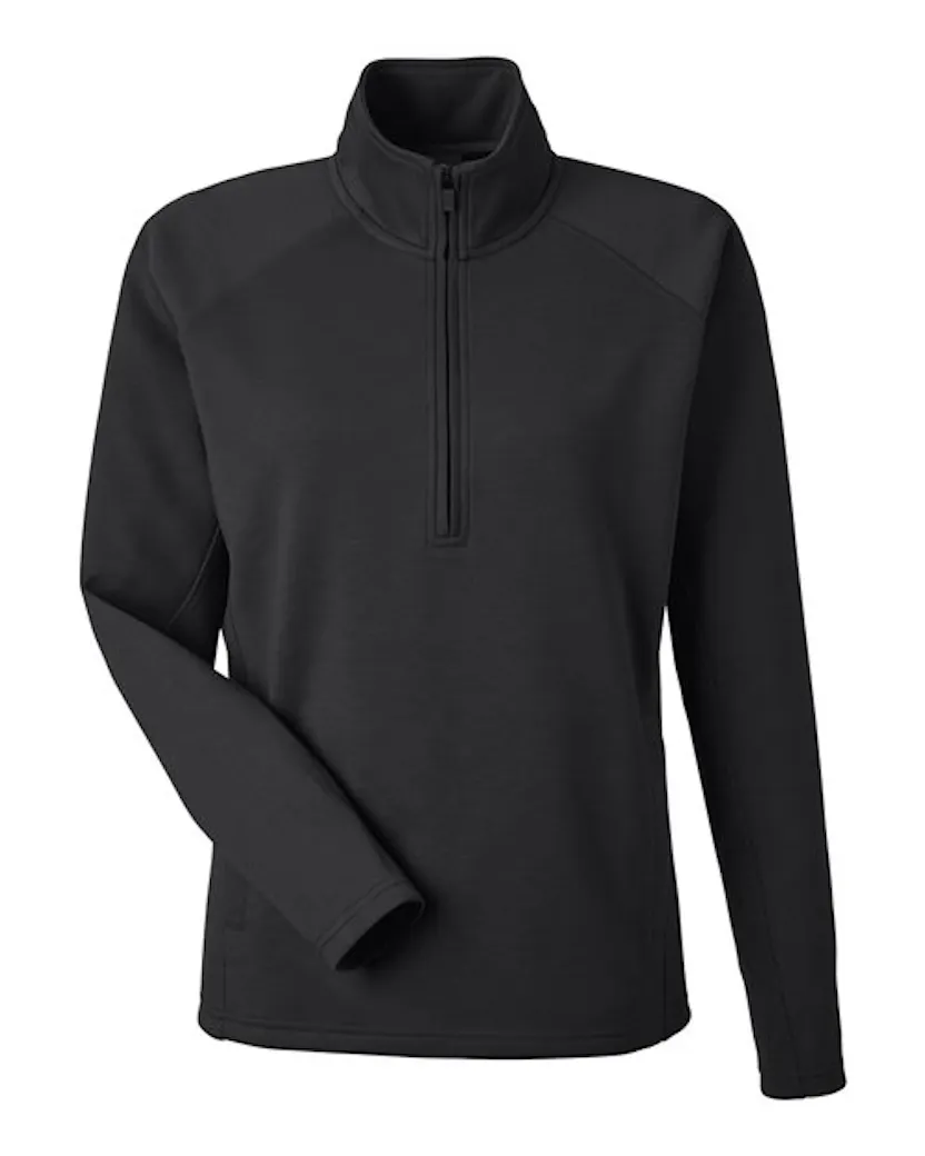 J. America 8754 Women's Apex Fleece Quarter-Zip Pullover
