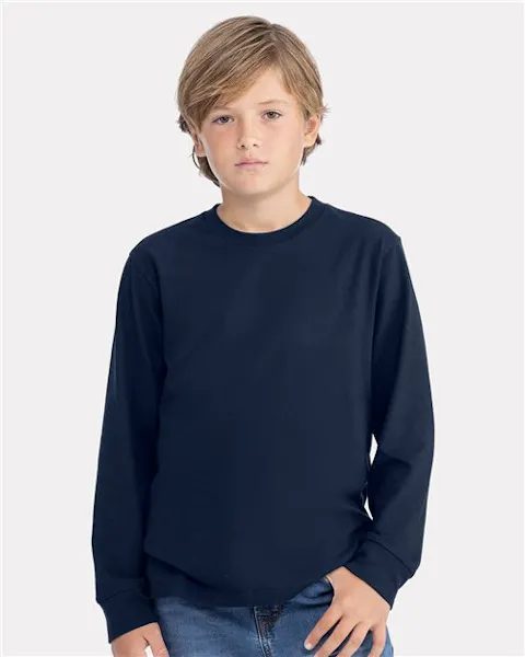 Next Level 3311 Youth Cotton Long Sleeve T-Shirt