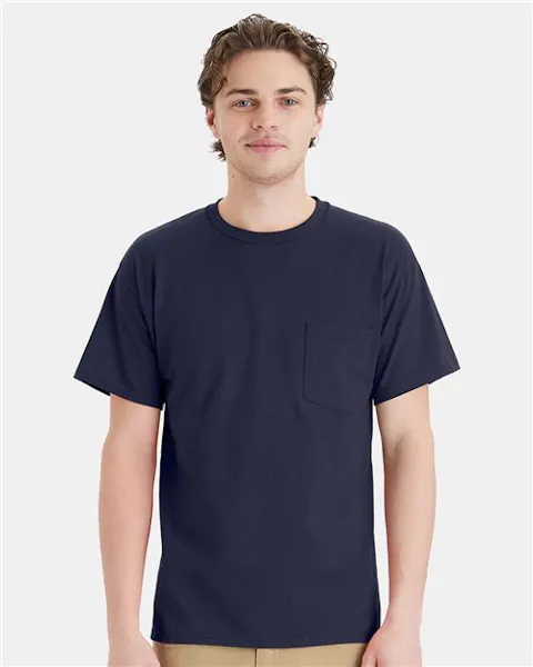 Hanes 5290P Essential-T Pocket T-Shirt