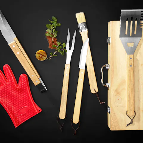 BBQ Grill Set with Case