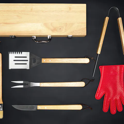 BBQ Grill Set with Case