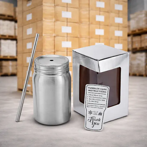 Tarro Mason de 12 oz (acero inoxidable)