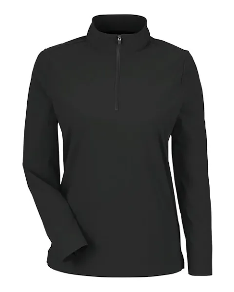 Devon & Jones DG410W Women's CrownLux Performance Windsor Welded Quarter-Zip Pullover