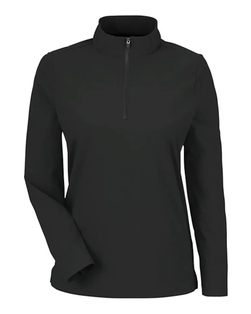 Devon & Jones DG410W Women's CrownLux Performance Windsor Welded Quarter-Zip Pullover
