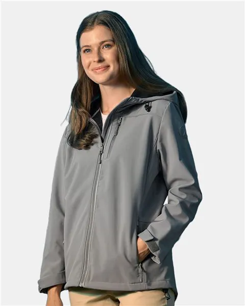 Nautica N17790 Women's Wavestorm Hooded Soft Shell Jacket