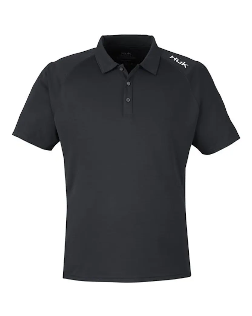 HUK H12L005 Men's LoPro Solid Performance Polo